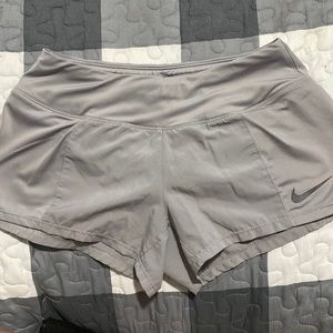 Nike DRI-fit running shorts grey XS